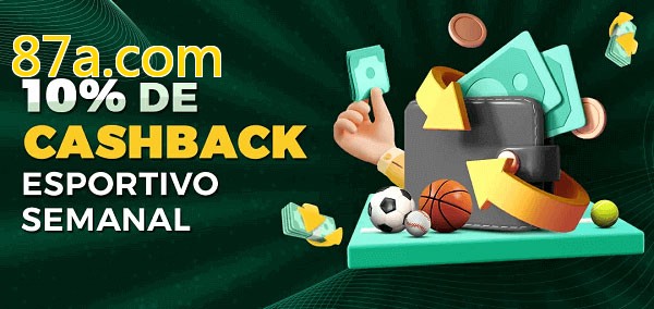 10% de bônus de cashback na 87a.com