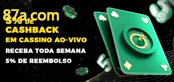 Promoções do cassino ao Vivo 87a.com